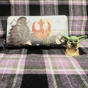 Disney Star Wars Chewie + Porg Wallet